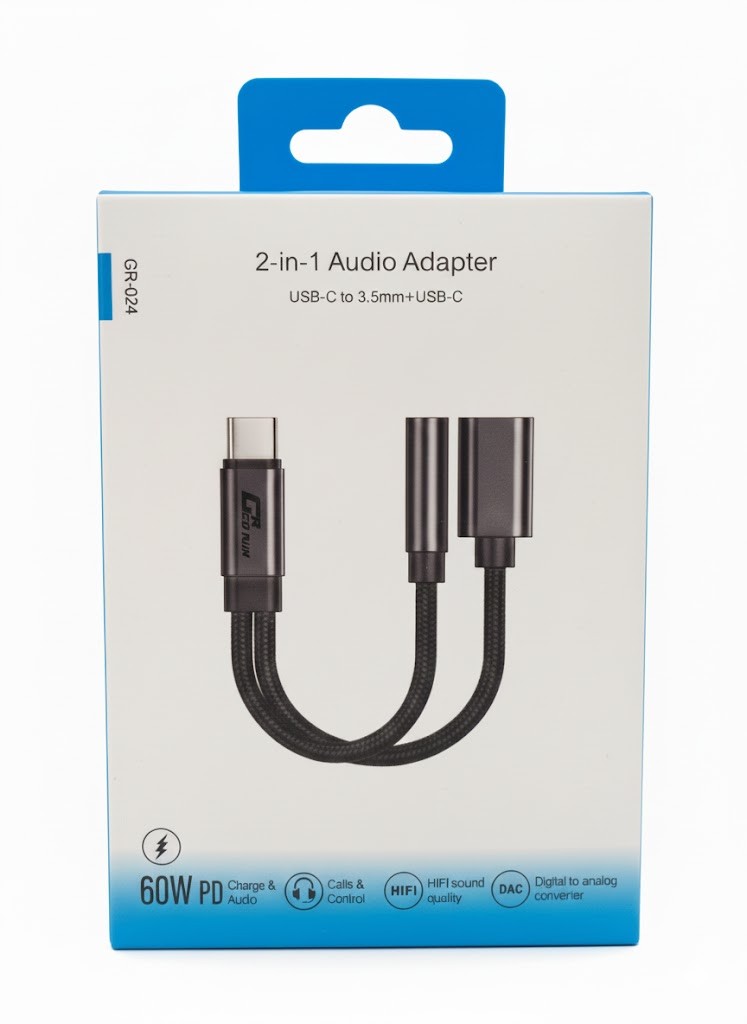 كالبل تحويل تايب سى اوديو + ايفون اوديو